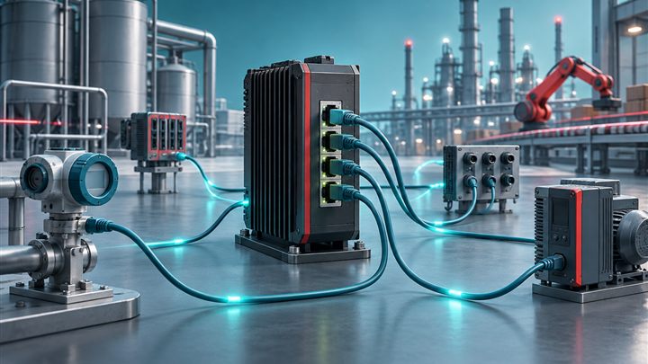 Industrial communications gateway and connected field devices