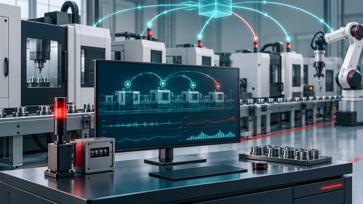 Manufacturing execution system production monitoring equipment