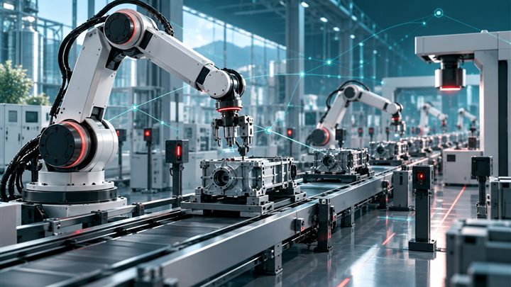 Industrial smart factory production line